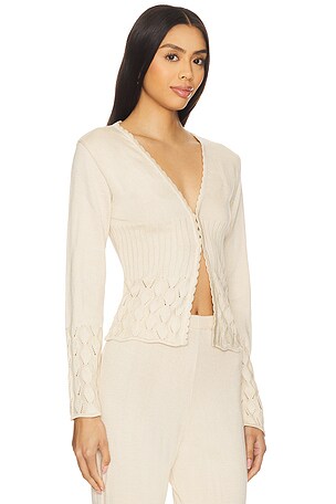 Agua Bendita x REVOLVE Gia Cardigan in Beige