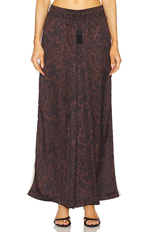 Agua Bendita X Revolve Winter Wild Long Pants in Brown