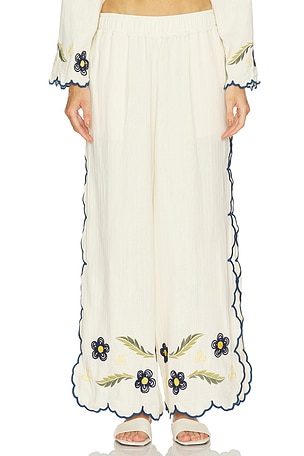 Agua Bendita Winter Pants in White. Size S. Also