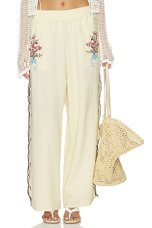 Agua Bendita Lilia Cherish Pant in Cream