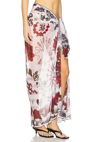 Agua Bendita Marine Sarong in Ivory