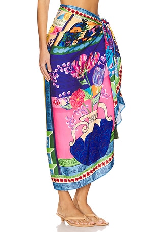 Agua Bendita Marine Vessel Skirt in Royal