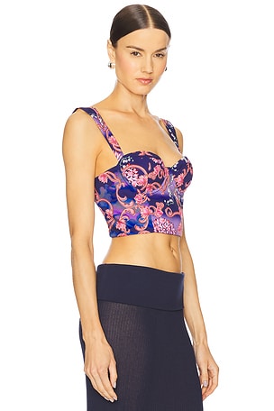 Agua Bendita x REVOLVE Lupe Bustier Top in Purple