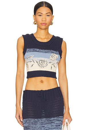 x REVOLVE Emory Top Agua Bendita