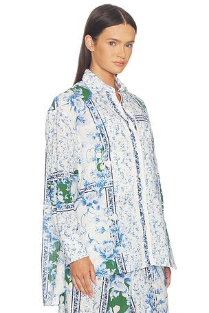 Agua Bendita Anastasia Ivy Top in Multicolor. Size M-L. Also