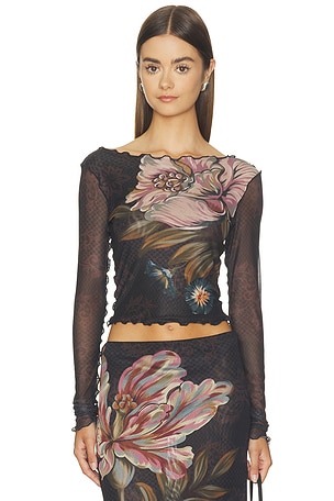 Liana Crop-top Agua Bendita