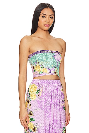 Agua Bendita x REVOLVE Liria Crop Top in Purple