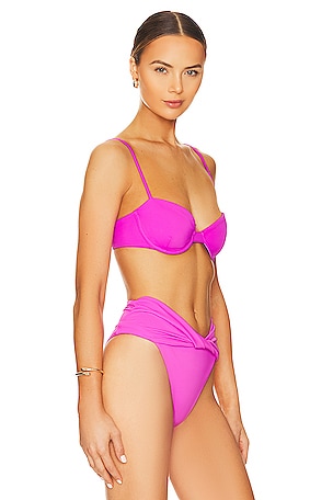 Agua Bendita x REVOLVE Irene Bikini Top in Fuchsia