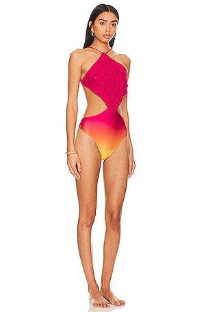 Agua Bendita x REVOLVE Adara One Piece in Fuchsia