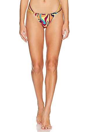Solid & Striped® Lulu Bikini Bottom in Colorblock Stripe
