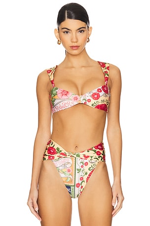 Malory Harvest Bikini Top Agua Bendita