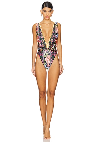 x REVOLVE Ellis One Piece Agua Bendita