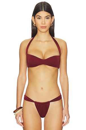 x REVOLVE Malory Bikini Top Agua Bendita