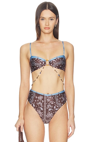 x REVOLVE Auriana Bikini Top Agua Bendita