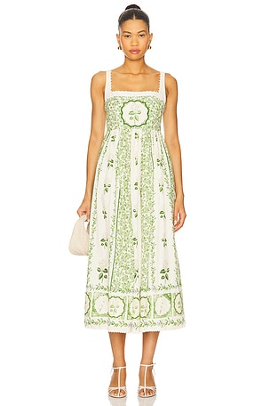 Barbara Wild Dress Agua by Agua Bendita