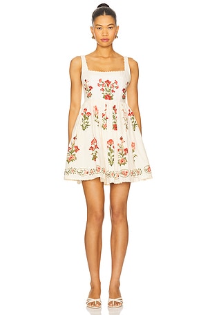 Barbara Mini Canna Dress Agua by Agua Bendita