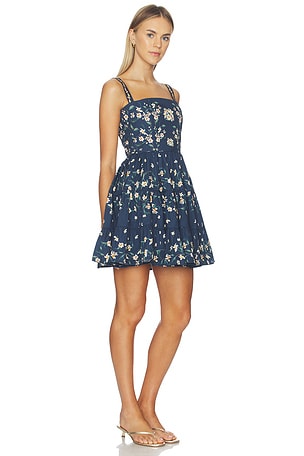 Agua by Agua Bendita Lima Mini Dress in Navy