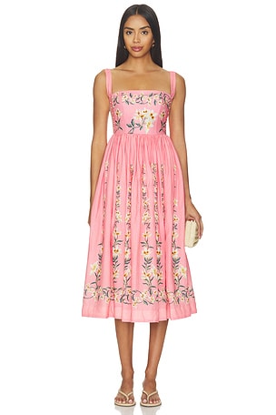 ROBE MI-LONGUE MIELERO Agua by Agua Bendita