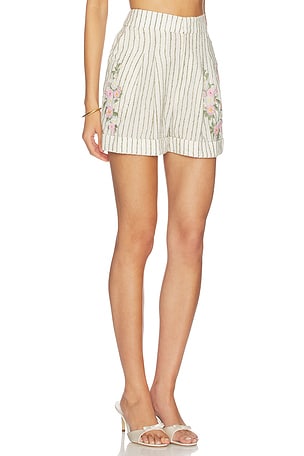 Agua by Agua Bendita Rommy Paraiso Skirt in Beige