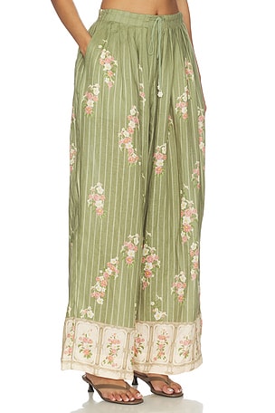 Agua by agua bendita pantalón cocada en color verde