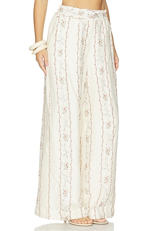 Agua by Agua Bendita Tota Navegante Trousers in Ivory