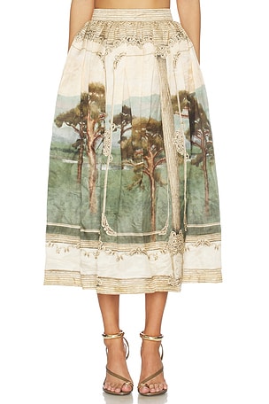 JUPE MIDI TANGELO Agua by Agua Bendita