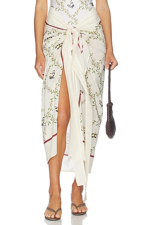 JUPE MIDI LAVANDA Agua by Agua Bendita