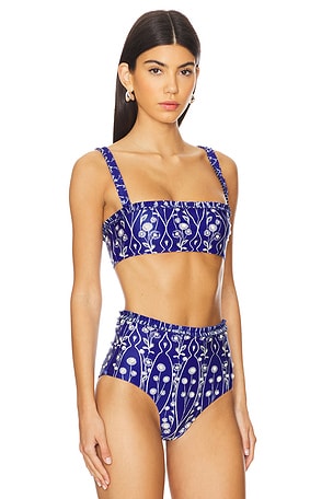 Agua by Agua Bendita Olmo Bikini Top in Blue