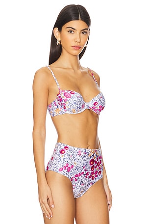 Agua by Agua Bendita Magdalena Bikini Top in Multi