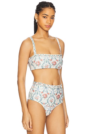 Agua by Agua Bendita Olmo Bikini Top in Baby Blue
