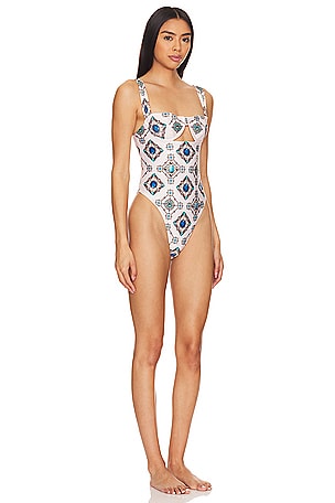 Agua by Agua Bendita Citrino Platero One Piece in Cream