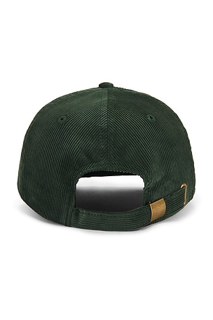 Autumn Headwear Cord 6 Panel Cap in Green