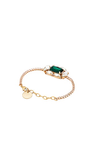 Anton Heunis Box Bracelet in Metallic Gold