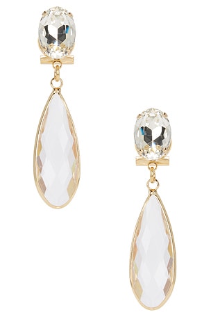 Omega Clasp Mono Colour Drop Earrings Anton Heunis