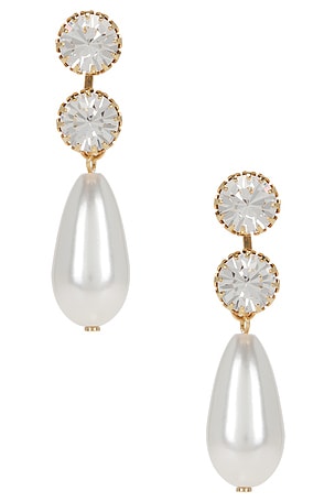 Double Round Drop Earrings Anton Heunis