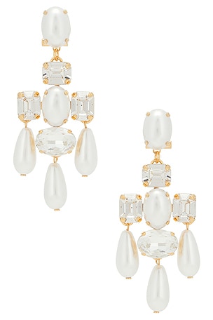 Omega Clasp Chandelier Earrings Anton Heunis