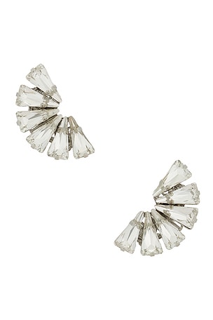 Omega Clasp Fan-shaped Detail Stud Anton Heunis