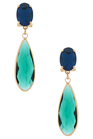 Omega Clasp Colour Drop Earrings Anton Heunis