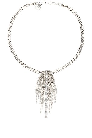 Short Chain With A Chandelier Brooch Necklace Anton Heunis