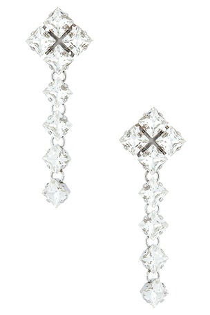 Omega Clasp Cascade Pixel Earrings Anton Heunis