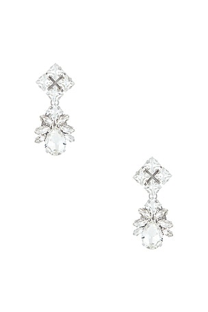 Omega Clasp Pixel & Drop Pendant Earrings Anton Heunis