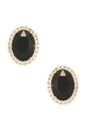 Omega Clasp Oval Earrings Anton Heunis