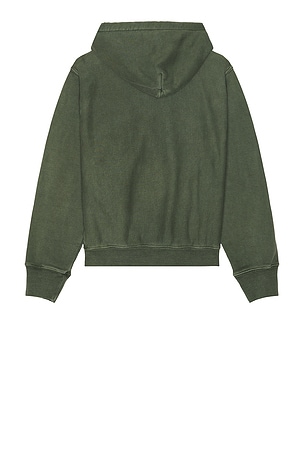 Asher Jaxon Hoodie in Dark Green