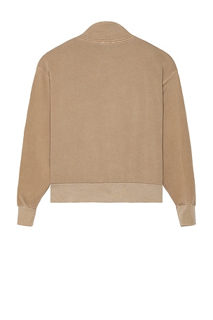 Asher Jean Collar Jacket in Beige