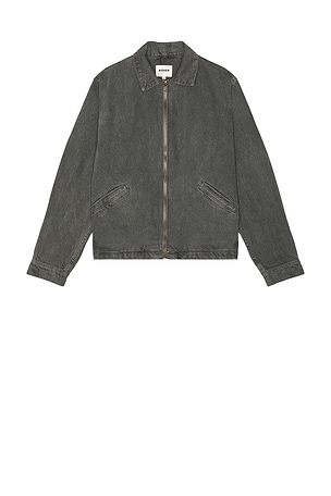 Zed Zip Cotton Twill Jacket Asher