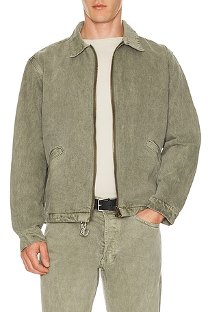 Zed Zip Cotton Twill Jacket Asher