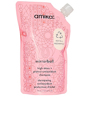 Mirrorball High Shine + Protect Antioxidant Shampoo Refill Pouch amika