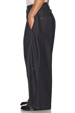 Art Community Indigo Tryptich Japanese Denim Pant in Blue