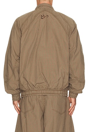 Art Community Double Zip Japanese Track Jacket in Brown. Size XL/1X. Also