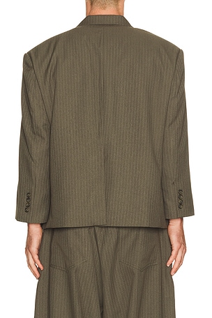 Art Community Japanese Wool Blazer in Grey